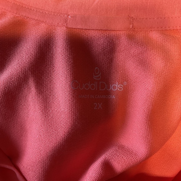NEW Cuddl Duds Coral Cardigan Size 2X - Picture 4 of 7